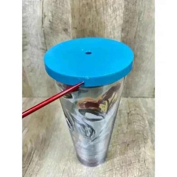 2019 Starbucks Peony Flower Floral Tumbler Venti Cold Cup 24 oz No Straw - Picture 10 of 11